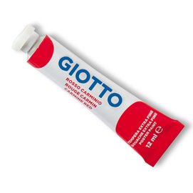 36121 Tempera Tubo 4 - 12ml - rosso carminio - Giotto
