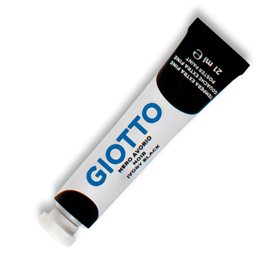 36143 Tempera Tubo 7 - 21ml - nero - Giotto