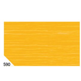 Carta crespa - 50 x 250 cm - 48 gr - arancio 590 - Rex Sadoch - conf.10 rotoli