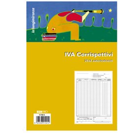 Registro prima nota Iva corrispettivi - 25/25 fogli autoricalcanti - 29