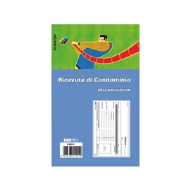 Blocco ricevute condominio - 50/50 fogli autoricalcanti - 9
