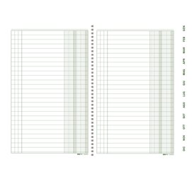 Scadenzario spiralato Gennaio/Dicembre - 24 x 17cm - 36+12 fogli - Edipro