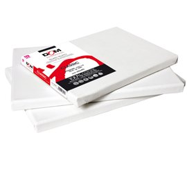 55461 Tela pittura Classic - 30 x 40 cm - bianco - DOM