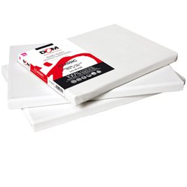 55462 Tela pittura Classic - 35 x 50 cm - bianco - DOM