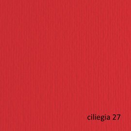 Cartoncino Elle Erre - 70 x 100 cm - 220 gr - ciliegia 127 - Fabriano - blister 10 fogli