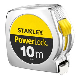 Flessometro PowerLock - 10 m - metallo - Stanley