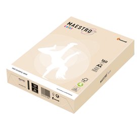71499 Carta Maestro Color - A4 - 160 gr - avorio/crema tenue CR20 - Mondi - conf. 250 fogli