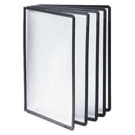 Pannelli di ricambio Sherpa per leggii Vario - nero - Durable - conf. 5 pezzi