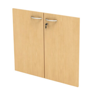Coppia ante Easy - per mobile basso - 80 x 67 cm - spessore 18 mm - melaminico - faggio