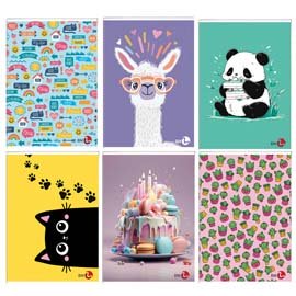 Maxiquaderno Bambina fantasia - A4 - 40+2 fogli - 80gr - 5mm - BM