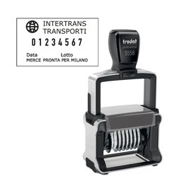 83127 Timbro Professional 4.0 5558/PL Numeratore - 8 colonne - 5 mm - autoinchiostrante - Trodat