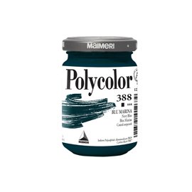 85236 Colore vinilico Polycolor - 140 ml - blu marino - Maimeri