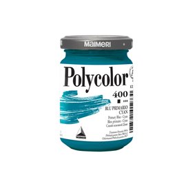 85238 Colore vinilico Polycolor - 140 ml - blu primario cyan - Maimeri