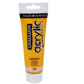 85523 Colore acrilico fine Graduate - 120 ml - oro imitazione - Daler Rowney