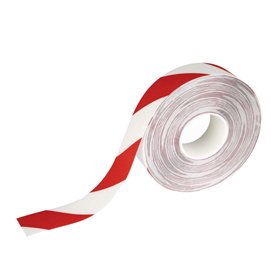 Nastro adesivo DURALINESTRONG 50/07 1726 - permanente - 5 cm x 30 m - rosso/bianco - Durable