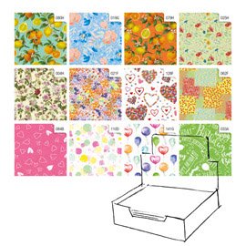 Carta regalo - raso - Primavera - 70 x 100 cm - Rex Sadoch - scatola 100 fogli