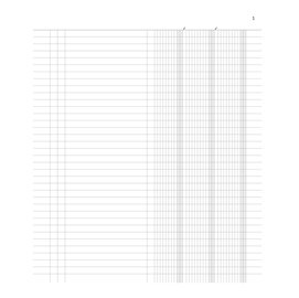 Registro inventari a 3 colonne - 96 pagine - 31 x 24