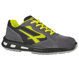 Calzatura di sicurezza Yellow S1P SRC - nylon/pelle scamosciata - grigio/giallo - taglia 45 - U-Power