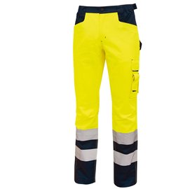 89958 Pantalone invernale alta visibilità Beacon - giallo fluo - taglia L - U-Power