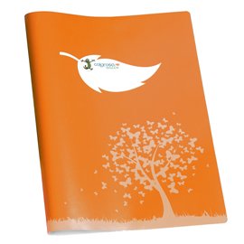 Coprimaxi Green - c/tasche - 21 x 30 cm - carta 120 gr - arancio - Colorosa