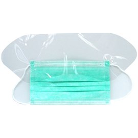 Mascherina chirurgica - con visiera paraschizzi - PVS