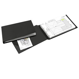 Raccoglitore Sanremo 2000 - 42 x 30 cm album - 4 anelli a D 40 mm - dorso 5