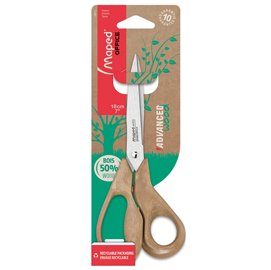 Forbici Advanced Wood - asimmetriche - 18 cm - Maped