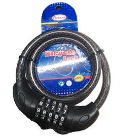 Lucchetto a spirale - a combinazione - Ø 12 x 1000 mm - Metalplus