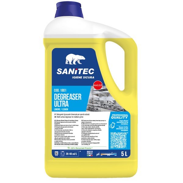 96805 Sgrassante universale ultra - 5 L - limone - Sanitec