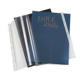 Coprilibro Cristallo 14 - PP - 140mic -50 x 31 cm - liscio - trasparente neutro - Colorosa