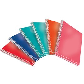 97625 Quaderno spiralato Monocromo - A5 - 5 mm - s/fori - 70 fogli - 80 gr - Pigna