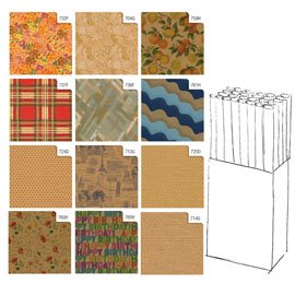 Rotolo carta regalo Kraft - 2 x 0