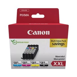 Canon - Cartuccia ink Multipack  - BK/C/M/Y -  CL-581XXL - 1998C007