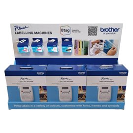 Brother - Bundle - 6 PTN10 - 9 BTAG231 - 3 BTAG131 - BTAG335 - Espositore