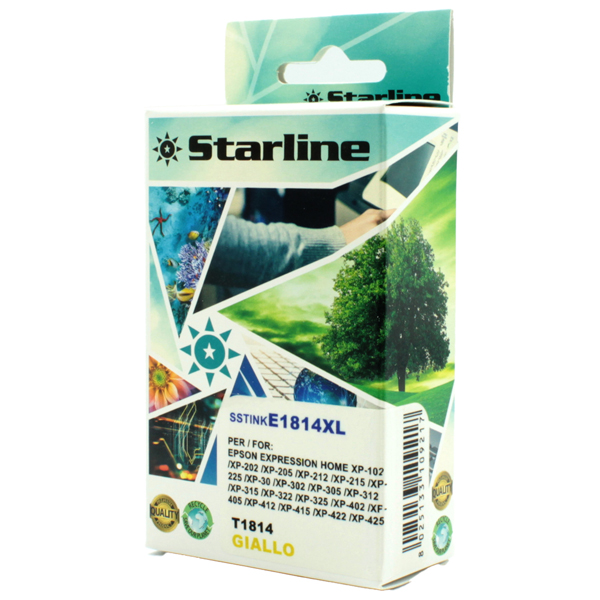 SSTINKE1814XL Starline - Cartuccia ink - per Epson - Giallo - C13T18144012- 18XL -10ml