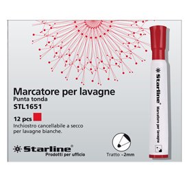 STL1651 Marcatore per lavagne cancellabili Starline - punta tonda 2