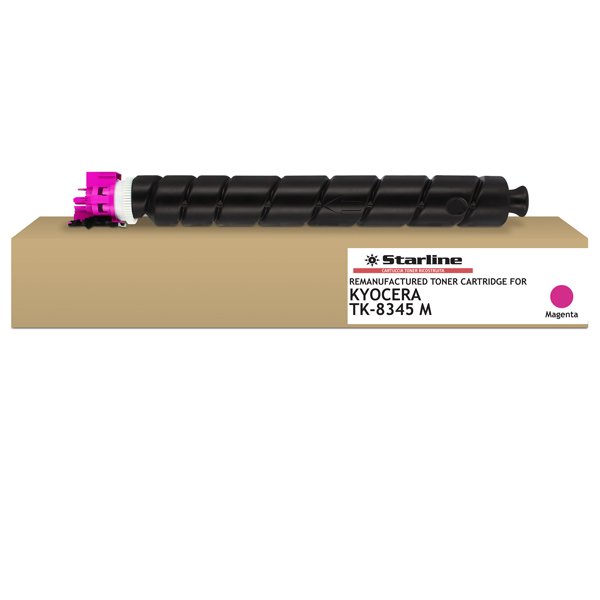 STLKTK8345M Starline - Toner ricostruito per Kyocera Taskalfa 2552/2553 Series - Magenta - TK8345M - 12.000 pag