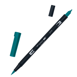 100053 Pennarello Dual Brush 379 - jade green - Tombow