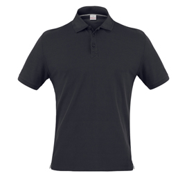 100731 Polo Jeff - da uomo - manica corta - taglia XL - nero - Giblor's