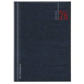 Libro prenotazioni ristorante 2026 - con copertina similpelle imbottita - 21 x 30 cm - blu