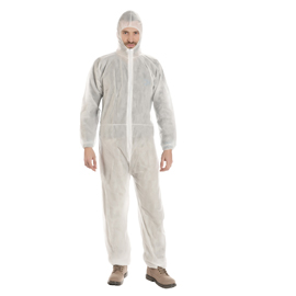 101579 Tuta monouso Coverall 40 - taglia M - PLP - bianco - Worker