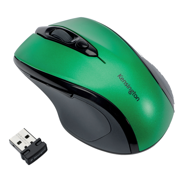 102402 Mouse Pro Fit di medie dimensioni - wireless - verde smeraldo - Kensington