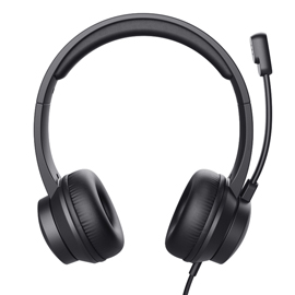 102628 Cuffie USB per PC HS-201 - con microfono - nero - Trust