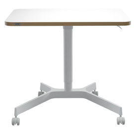 103577 Scrivania Compatta pneumatica Sit-Stand - mobile - 80 x 60 x 75 cm - bianco - Leitz