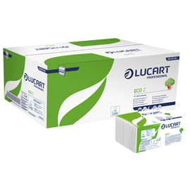 103708 Asciugamani piegati a Z Eco - 2 veli - 21 gr - goffratura corda - 23