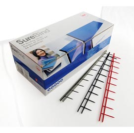 26882 Pettini Surebind - 10 denti - 25 mm - blu - GBC - conf. 100 pezzi