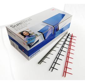 26887 Pettini Surebind - 10 denti - 50 mm - bianco - GBC - conf. 100 pezzi