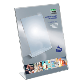 27993 Portadepliant - verticale - 23 x 31 cm - acrilico - Lebez