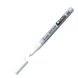 29464 Marcatore a vernice Super Color - punta extra fine 1 mm - bianco - Pilot