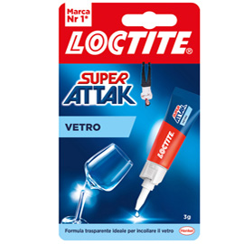 30434 Colla Super Attak Vetro - 3 gr - trasparente - Loctite